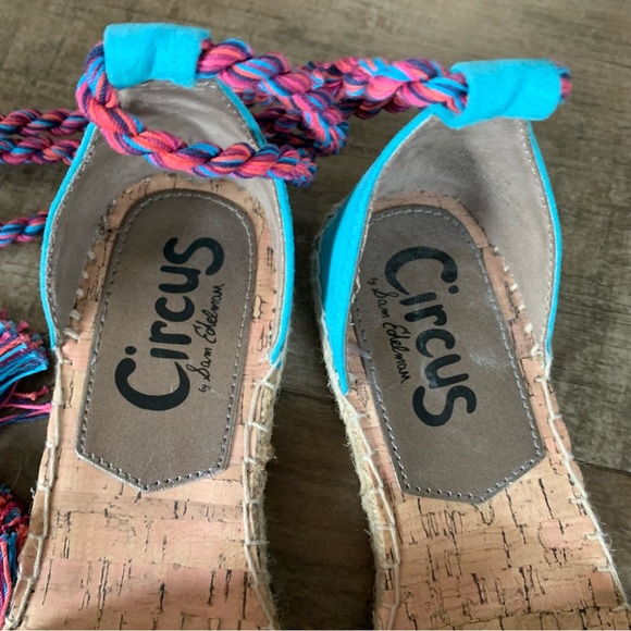 Sam Edelman ankle wrap tropical espadrilles - Picture 6 of 11